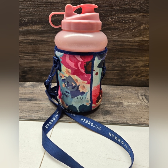 Hydro Jug Dainty Floral Sleeve from Floral Collection Bundle W/ Strap No Straw - Picture 1 of 1